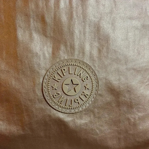 Kipling pink nylon satchel handbag - Picture 6 of 11